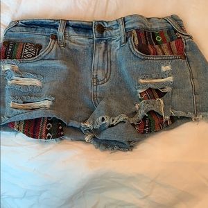 Free people Jean shorts
